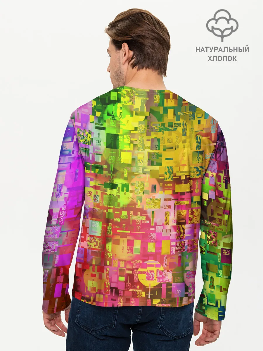 Мужской лонгслив базовый / Системный сбой