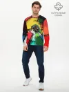 Мужской лонгслив базовый / Центрифуга красок