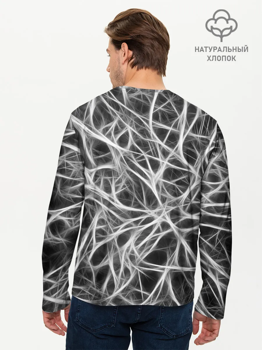 Мужской лонгслив базовый / Смоки