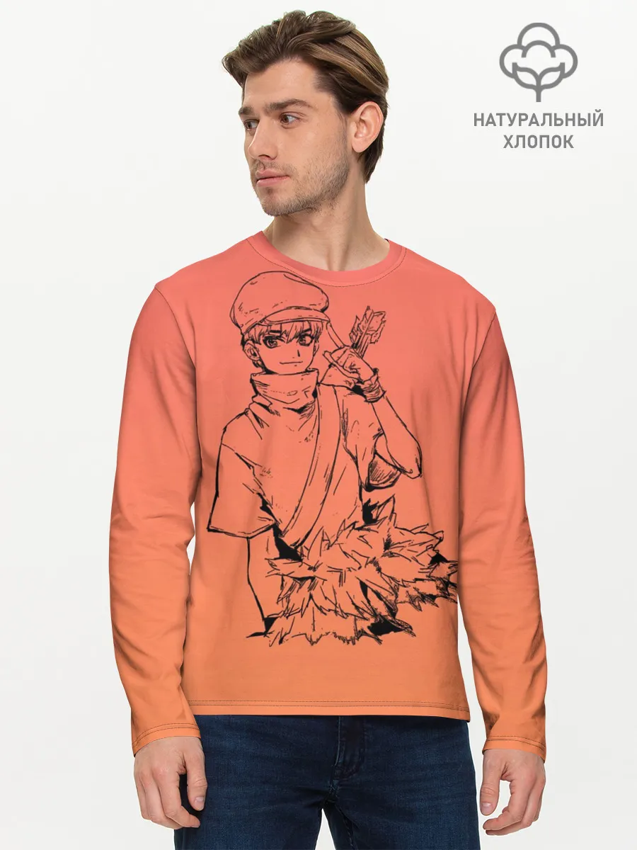 Мужской лонгслив базовый / Юкио