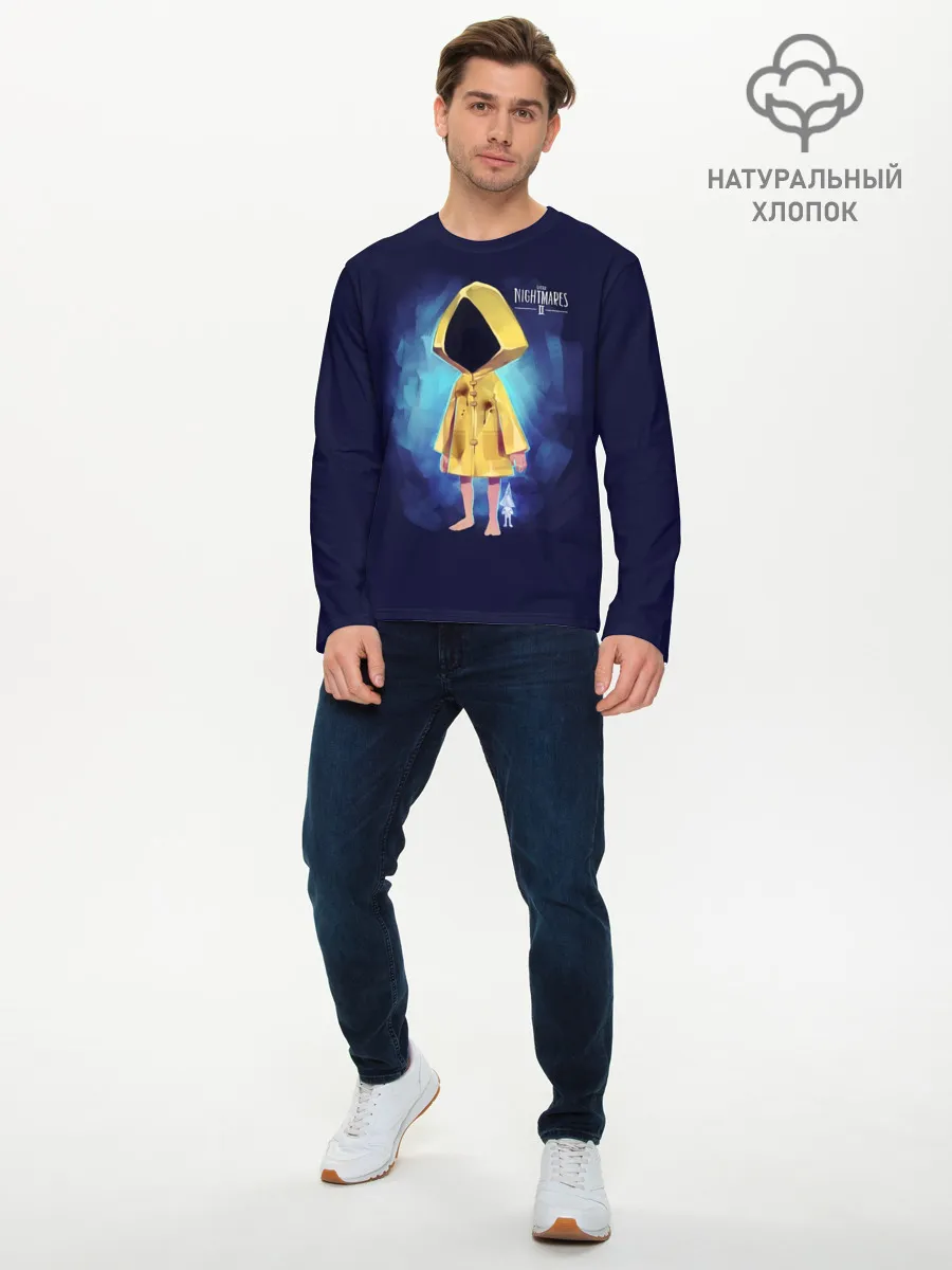 Мужской лонгслив базовый / Шестая из little Nightmares