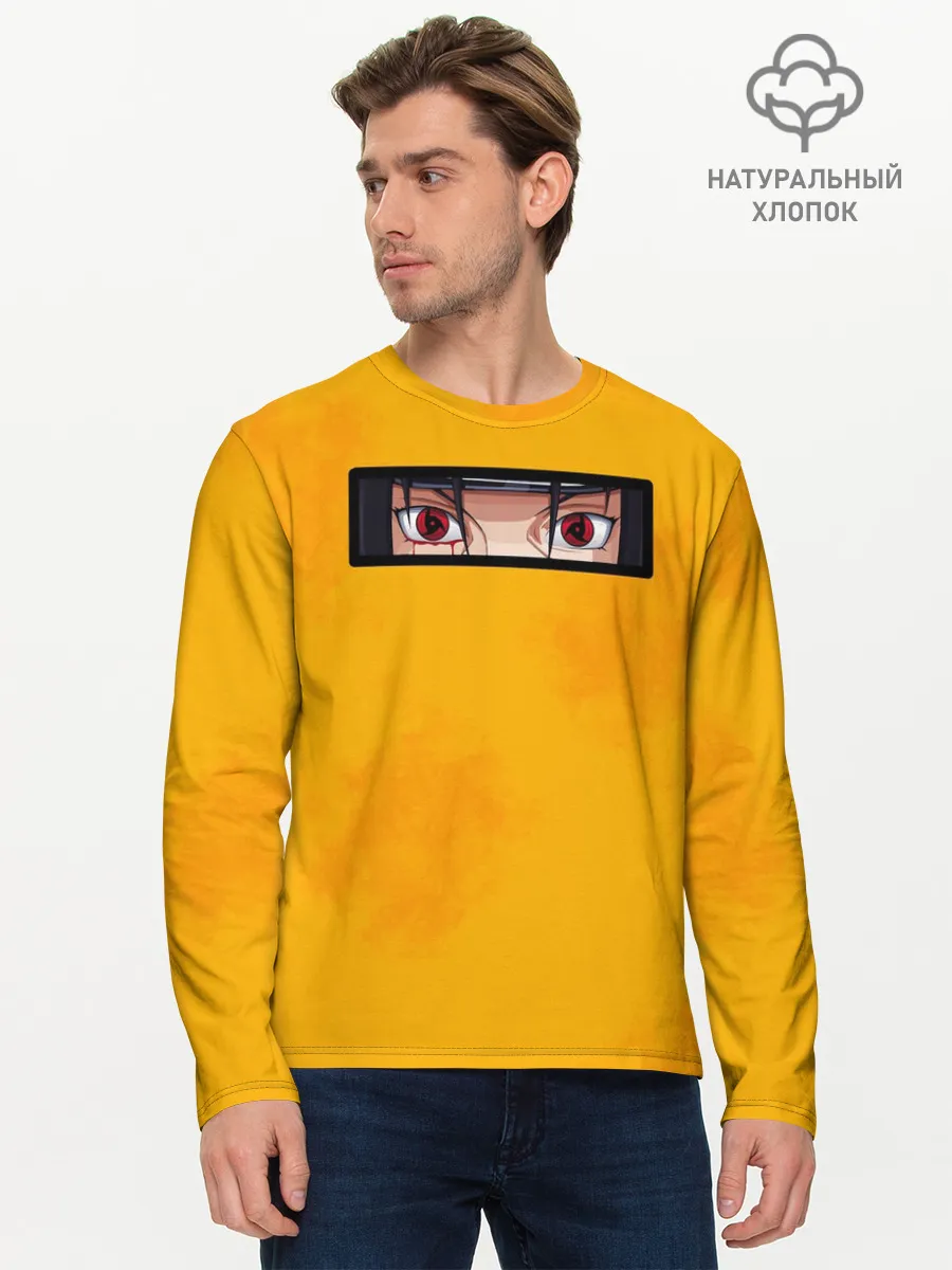Мужской лонгслив базовый / Аниме Итачи Глаза