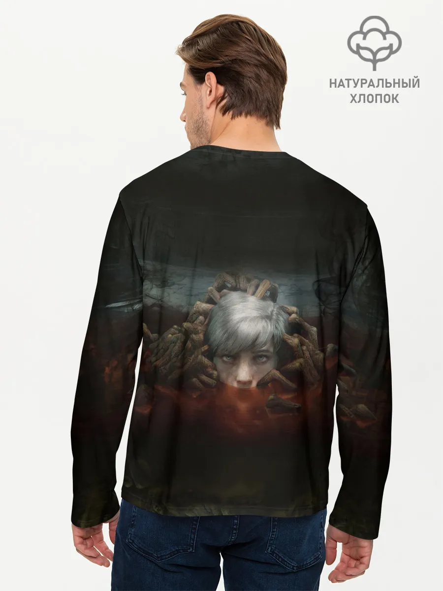 Мужской лонгслив базовый / The Medium