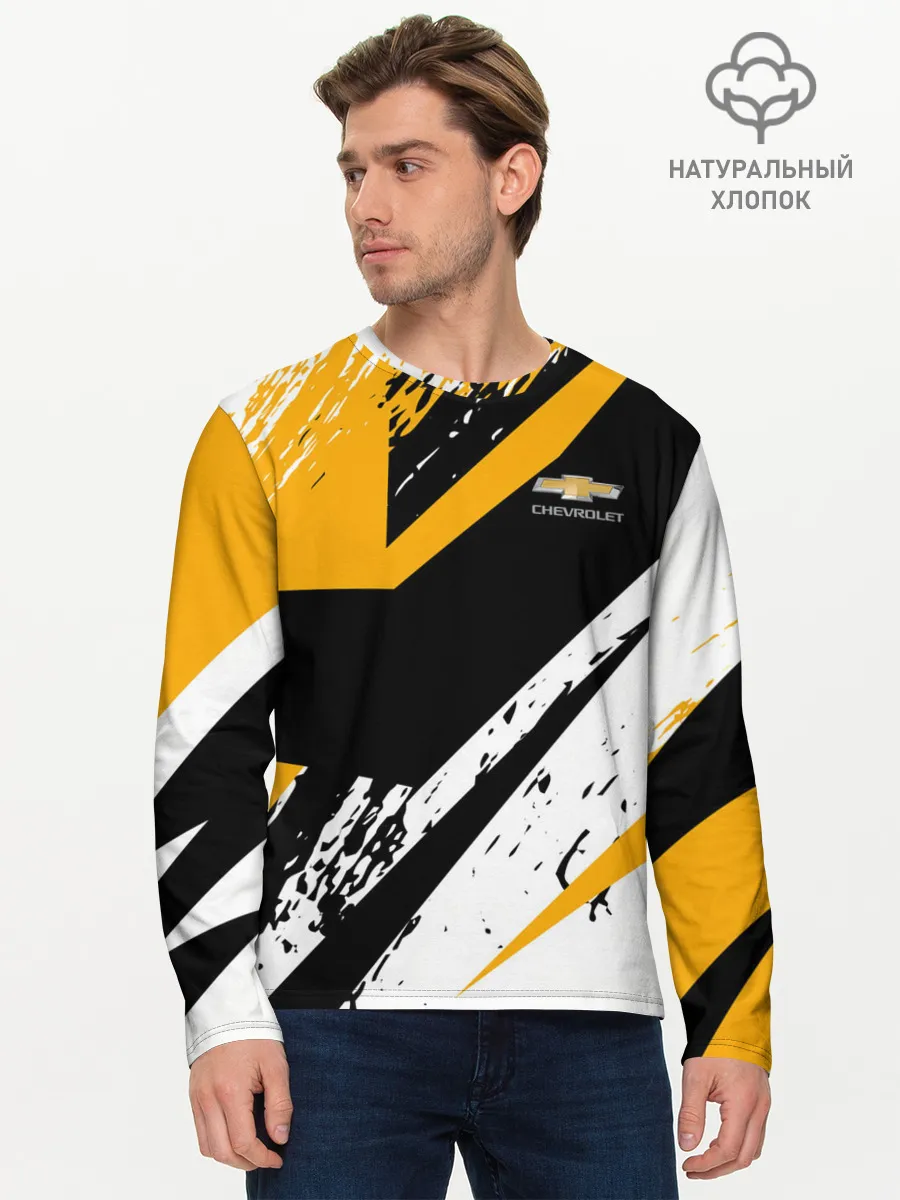 Мужской лонгслив базовый / Chevrolet