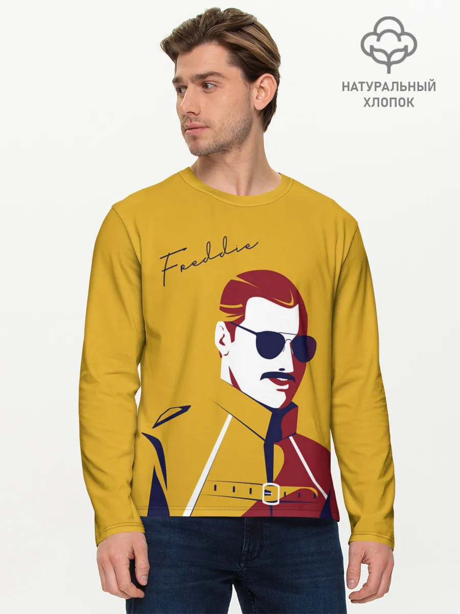 Мужской лонгслив базовый / QUEEN FREDDY