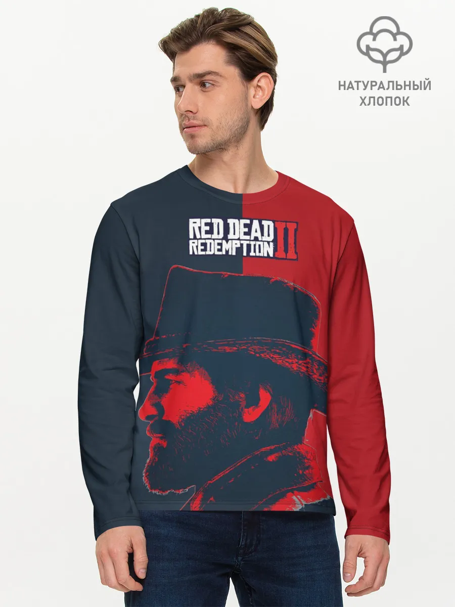 Мужской лонгслив базовый / RDR2 | Артур