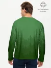 Мужской лонгслив базовый / Зеленый Лес