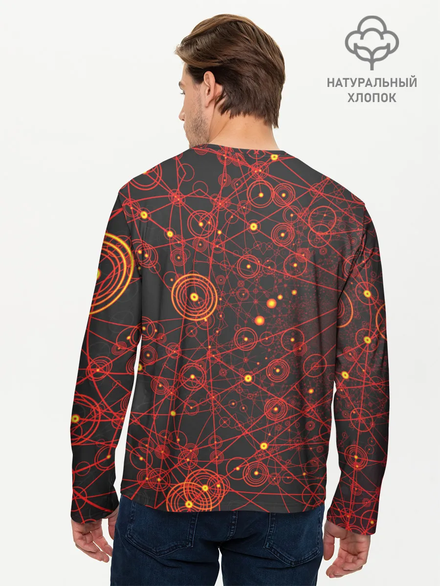 Мужской лонгслив базовый / Данные сети