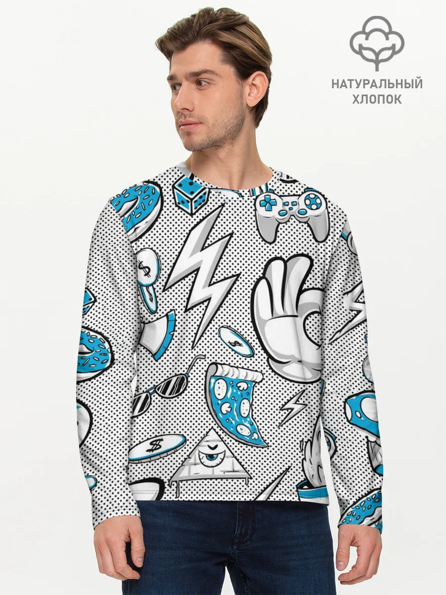 Мужской лонгслив базовый / Gamer Style