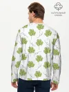 Мужской лонгслив базовый / Клевер на День святого Патрика