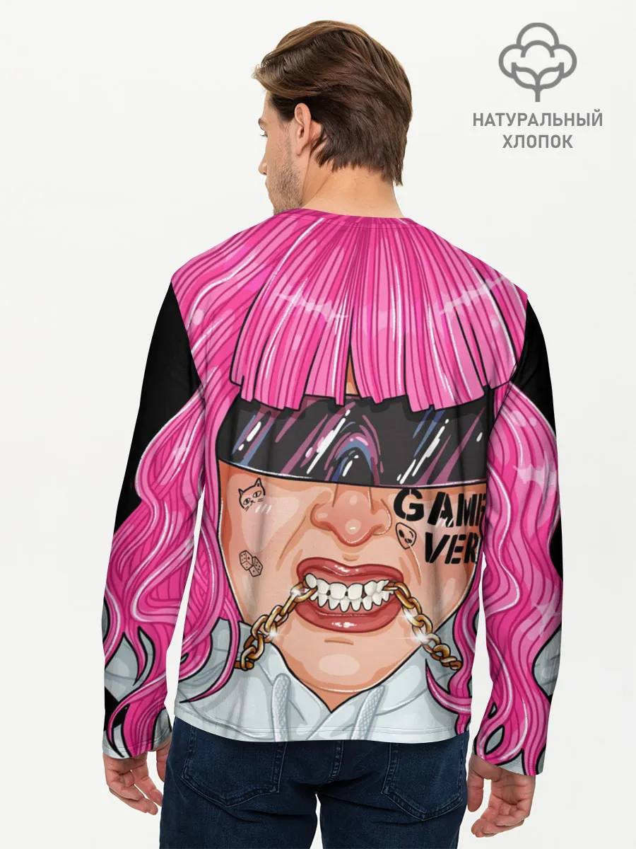 Мужской лонгслив базовый / МС КИСУЛЯ 3D