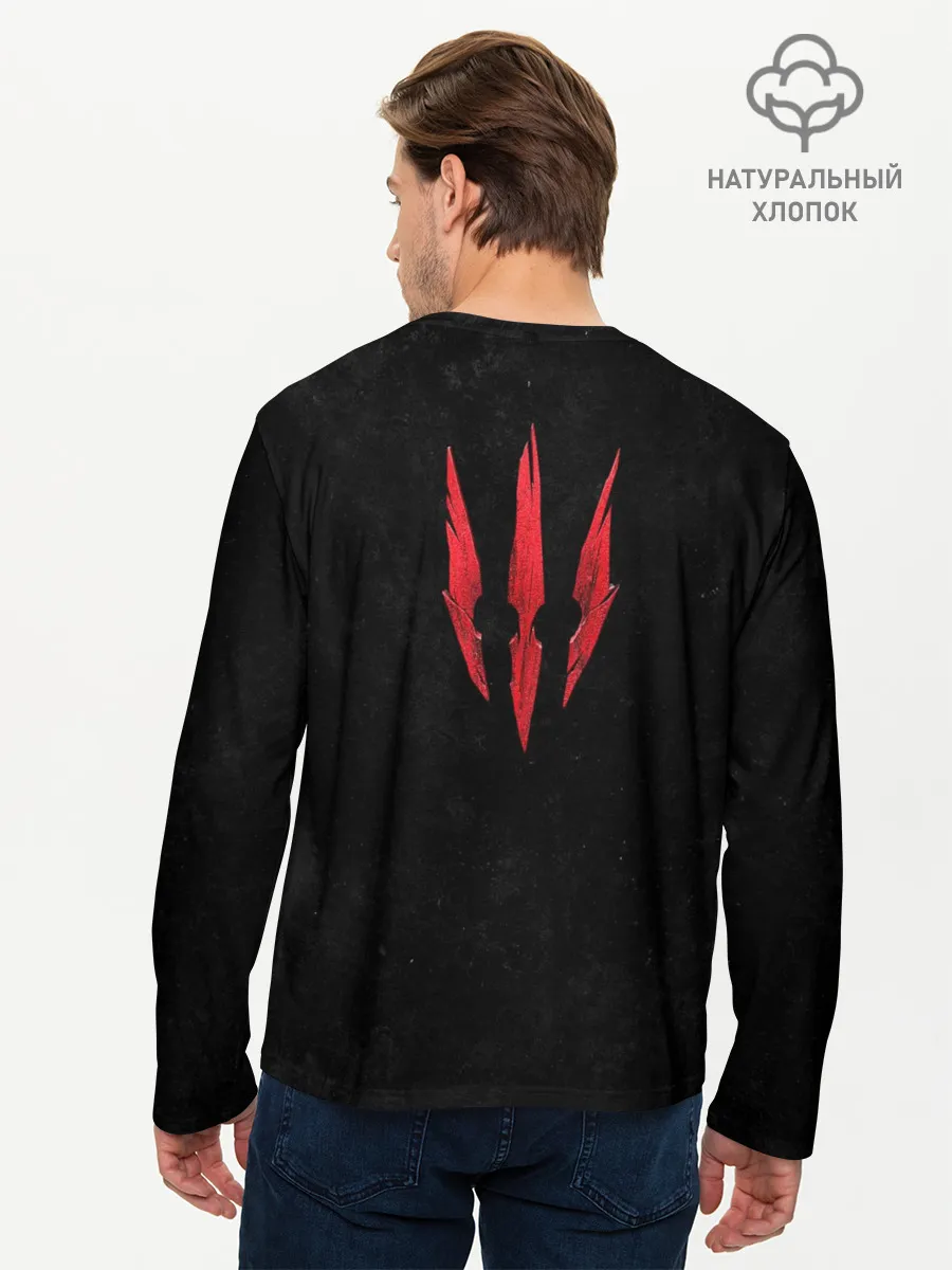 Мужской лонгслив базовый / Ведьмак