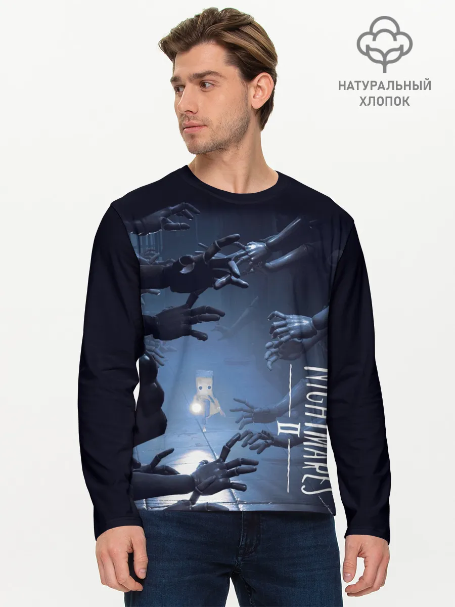 Мужской лонгслив базовый / Little Nightmares