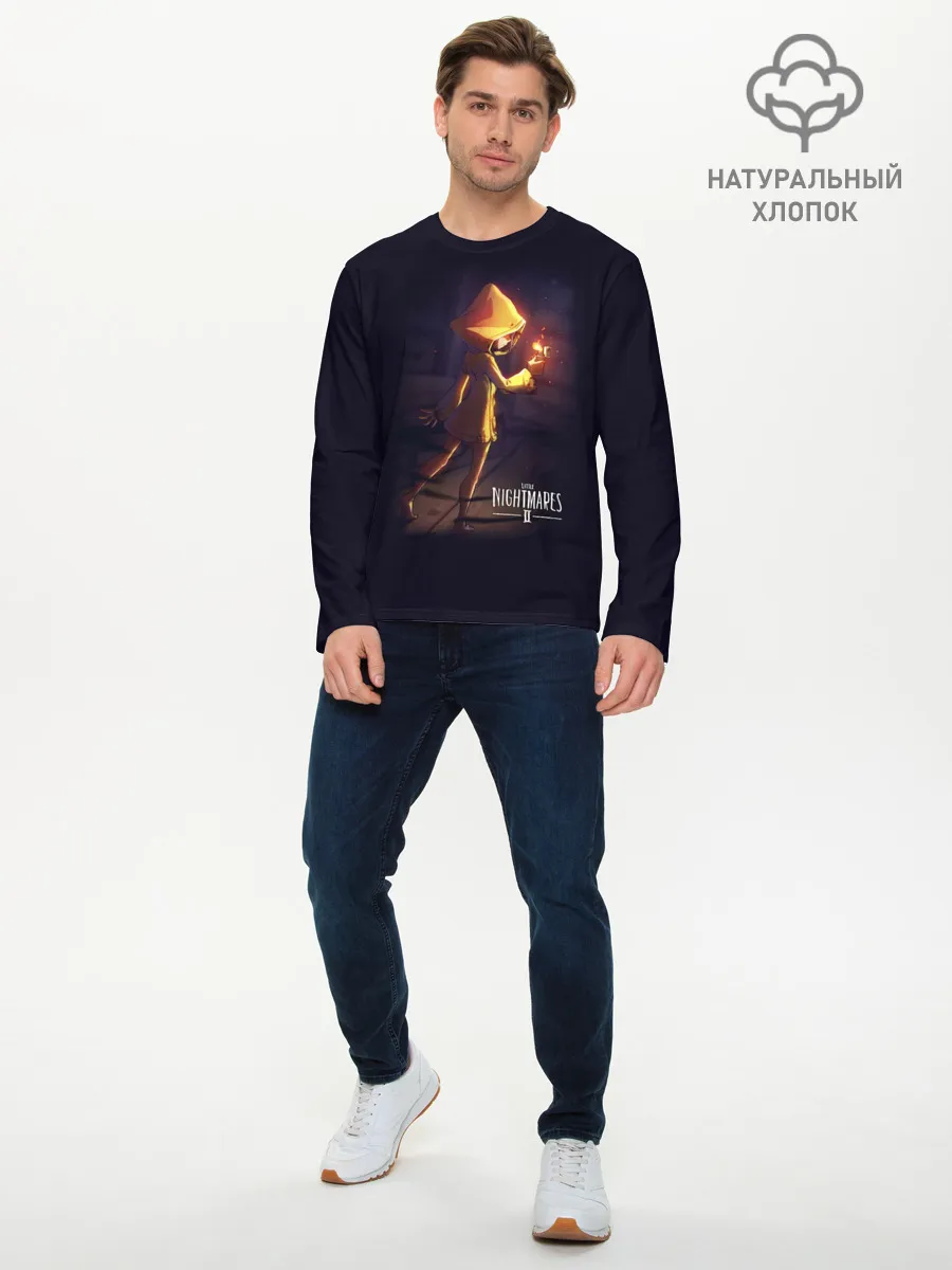 Мужской лонгслив базовый / Little Nightmares 2. Шестая.
