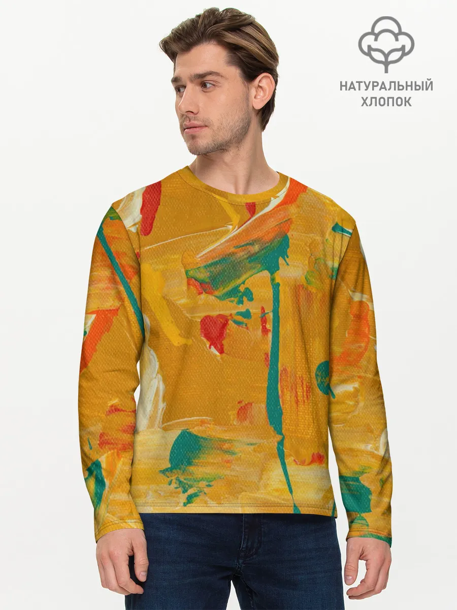 Мужской лонгслив базовый / Фантазия