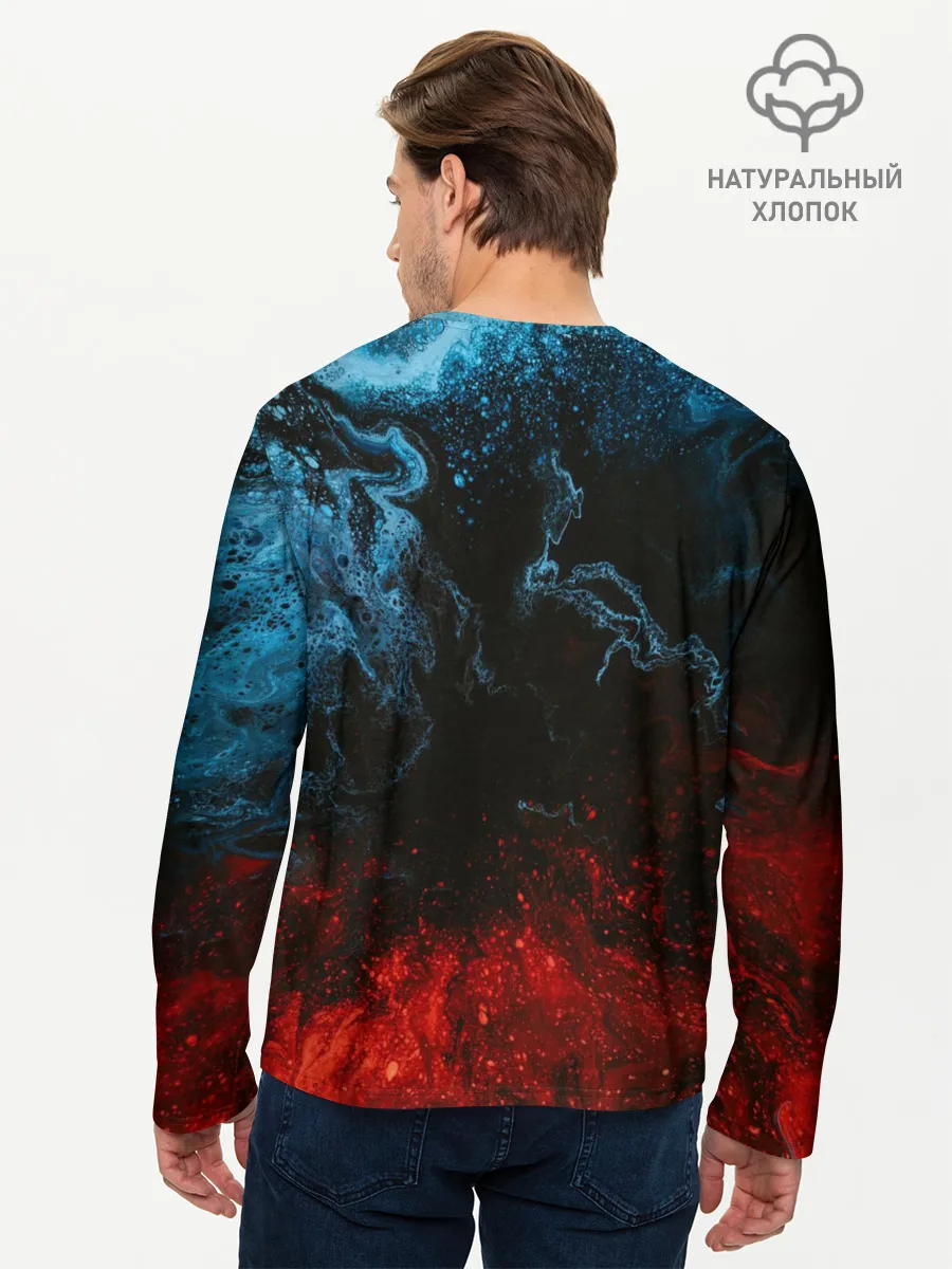 Мужской лонгслив базовый / Огонь И Вода
