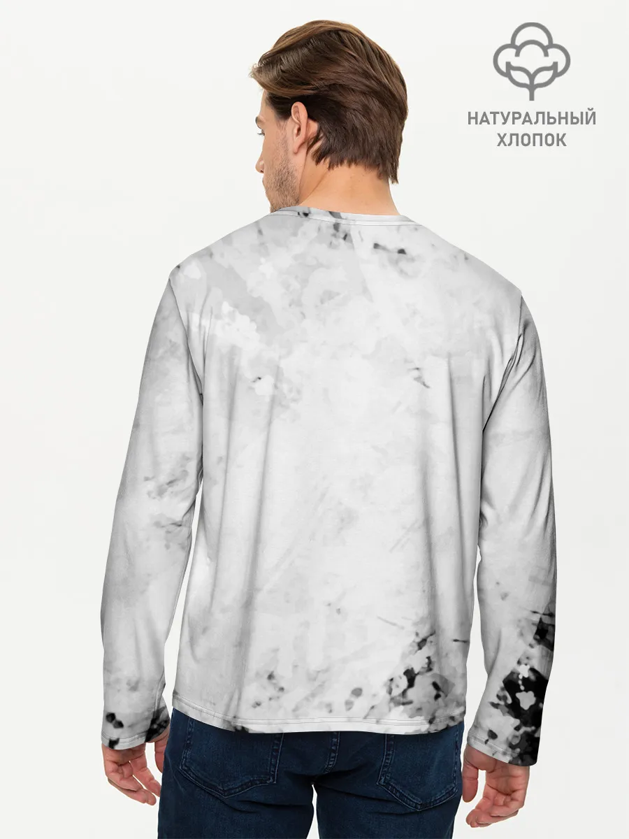 Мужской лонгслив базовый / Gothic crows