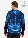 Мужской лонгслив базовый / Неоновая броня | Neon Armor
