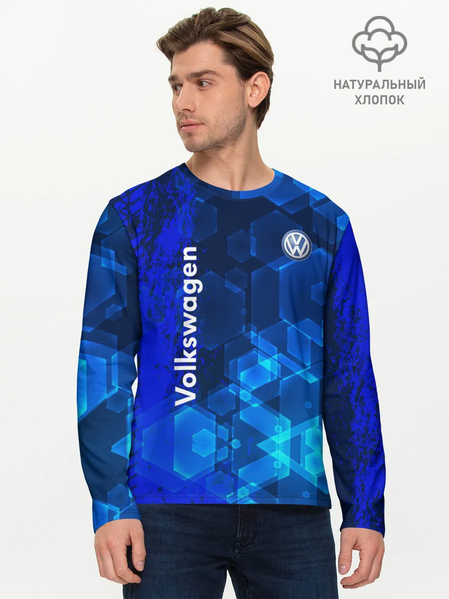 Мужской лонгслив базовый / Volkswagen