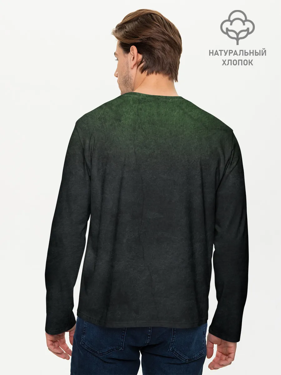 Мужской лонгслив базовый / Билли Айлиш демонический стиль