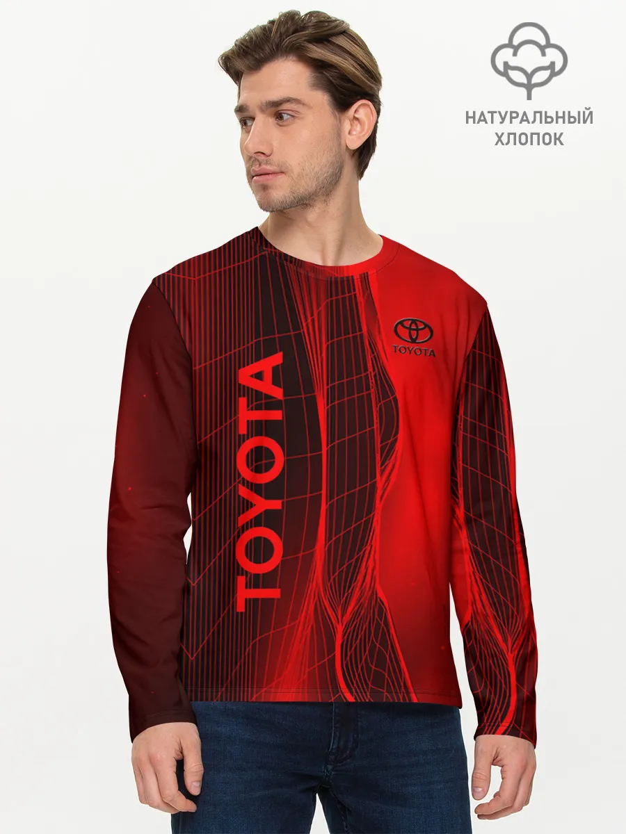 Мужской лонгслив базовый / Toyota