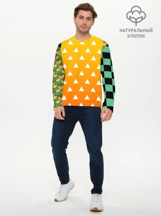 Мужской лонгслив базовый / ТАНДЖИРО | ЗЕНИТЦУ | ТОМИОКА