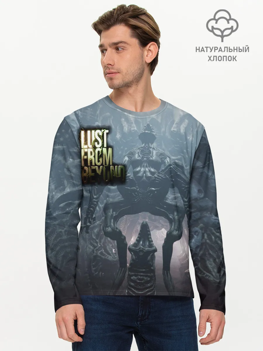 Мужской лонгслив базовый / Lust from Beyond