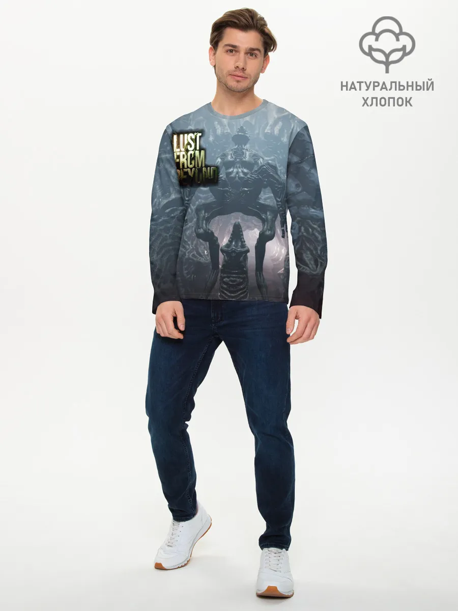 Мужской лонгслив базовый / Lust from Beyond