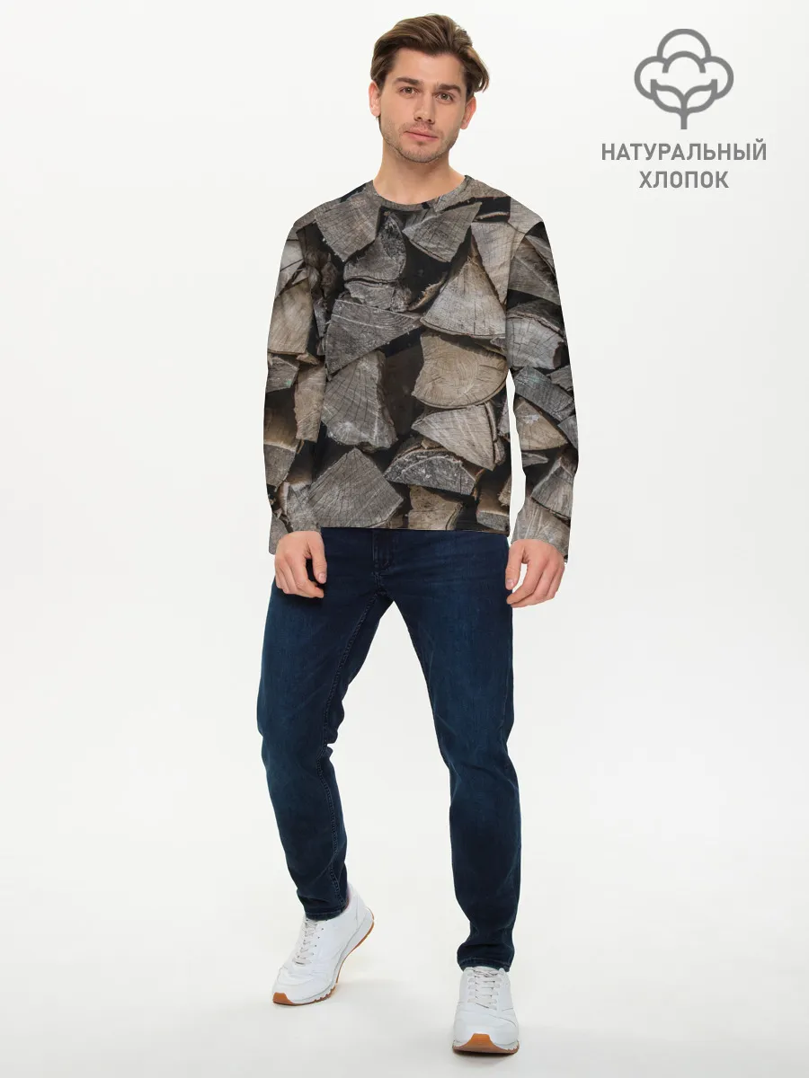 Мужской лонгслив базовый / ДРОВА