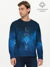 Мужской лонгслив базовый / SPACE LOVE