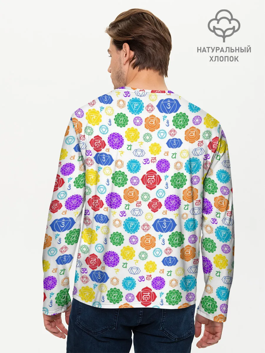Мужской лонгслив базовый / Чакры