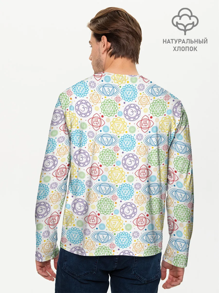 Мужской лонгслив базовый / Чакры