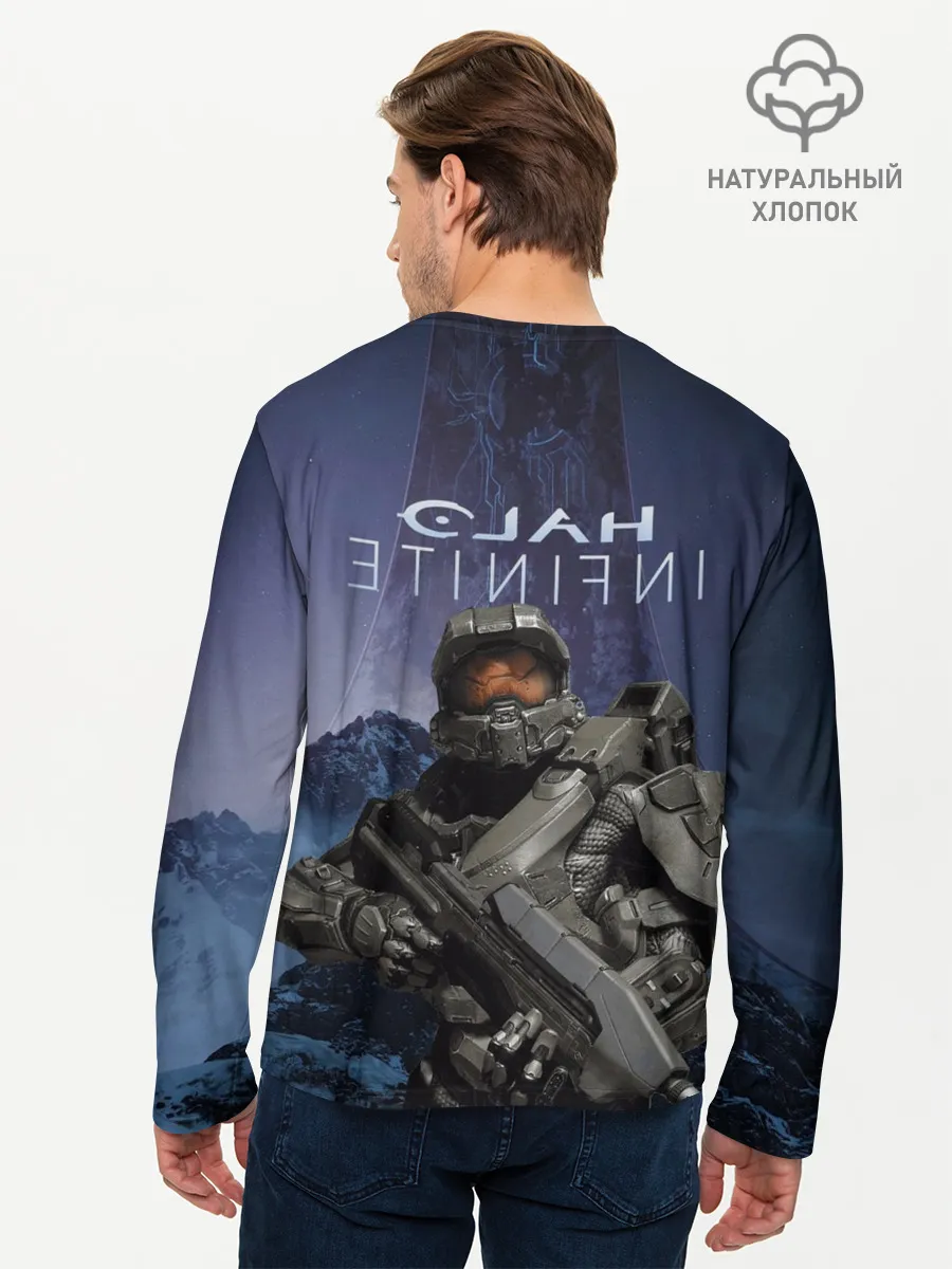 Мужской лонгслив базовый / Halo Infinite