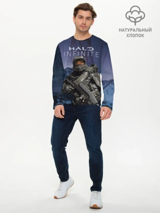 Мужской лонгслив базовый / Halo Infinite