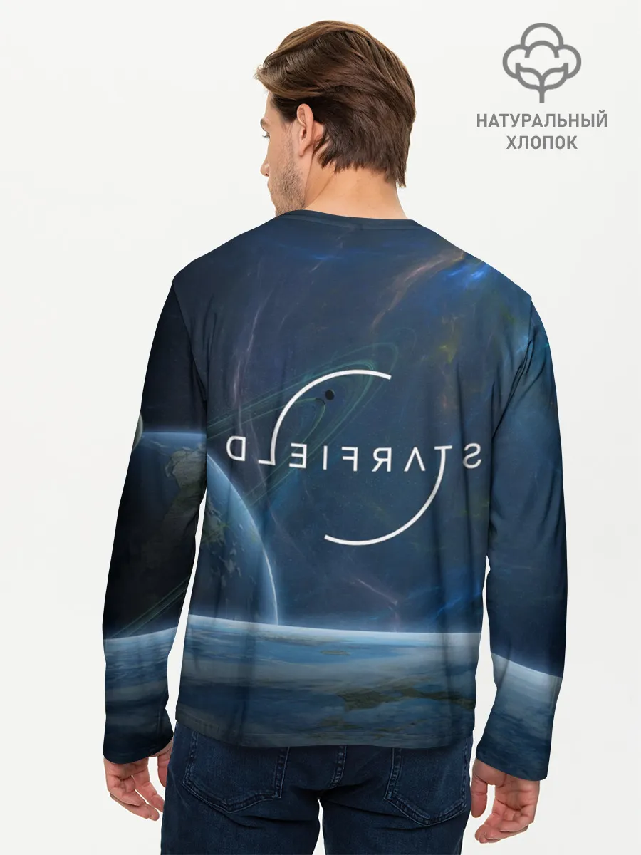 Мужской лонгслив базовый / Starfield