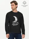 Мужской лонгслив базовый / Moon Ship