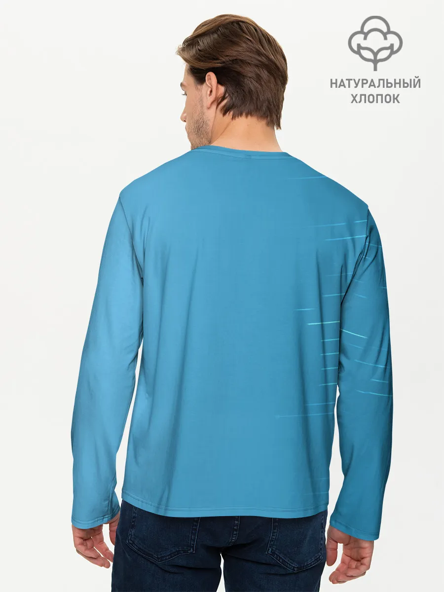 Мужской лонгслив базовый / Bitcoin