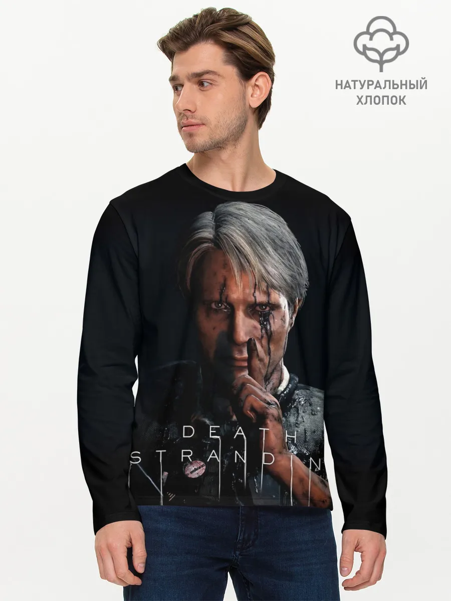 Мужской лонгслив базовый / Death Stranding | Cliff
