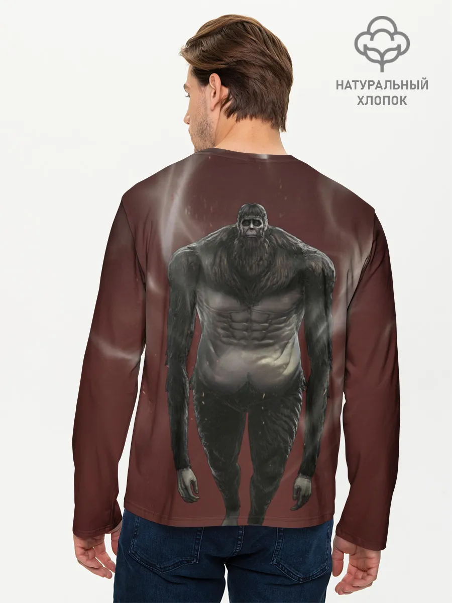 Мужской лонгслив базовый / Титан