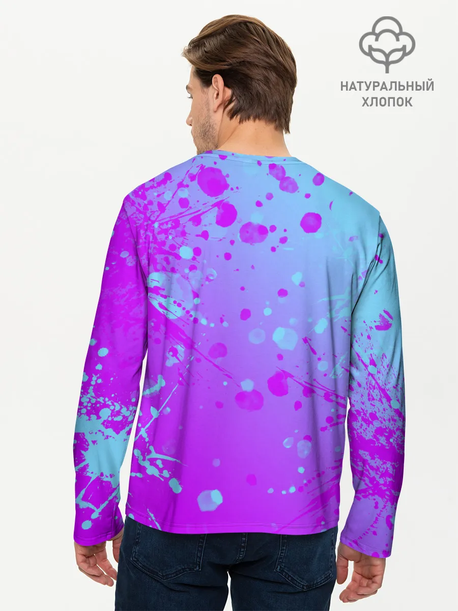 Мужской лонгслив базовый / Bitcoin