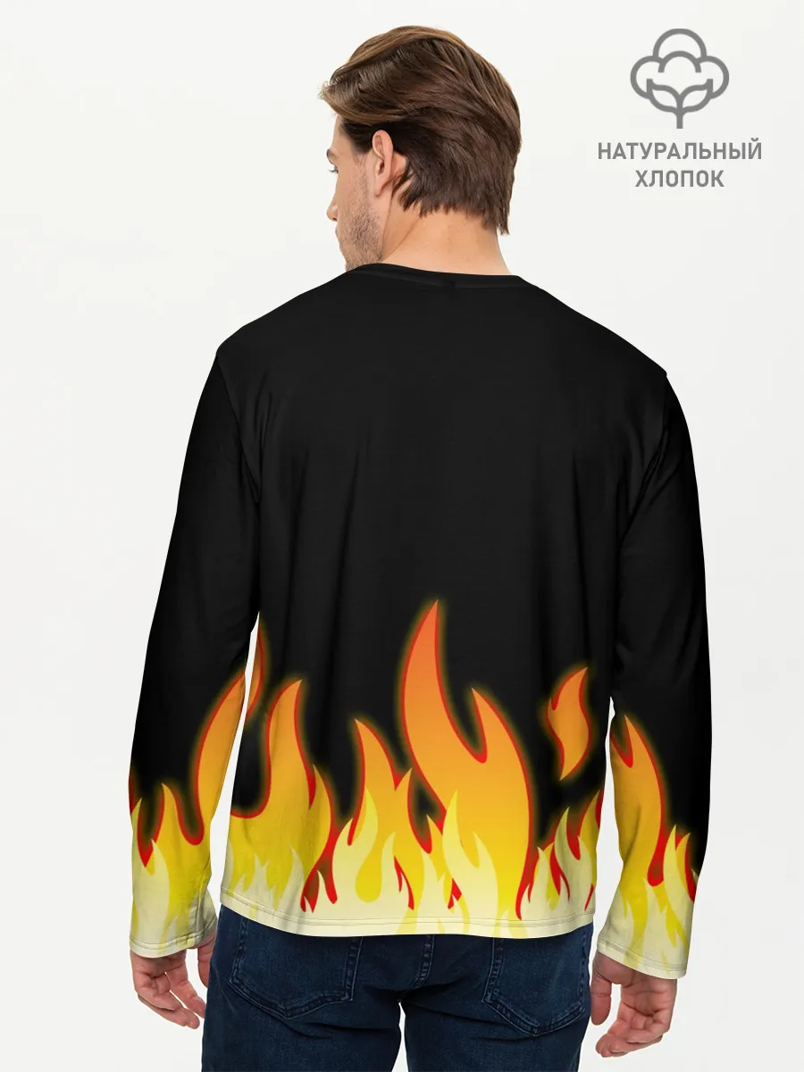 Мужской лонгслив базовый / VALHEIM косплей с бородой