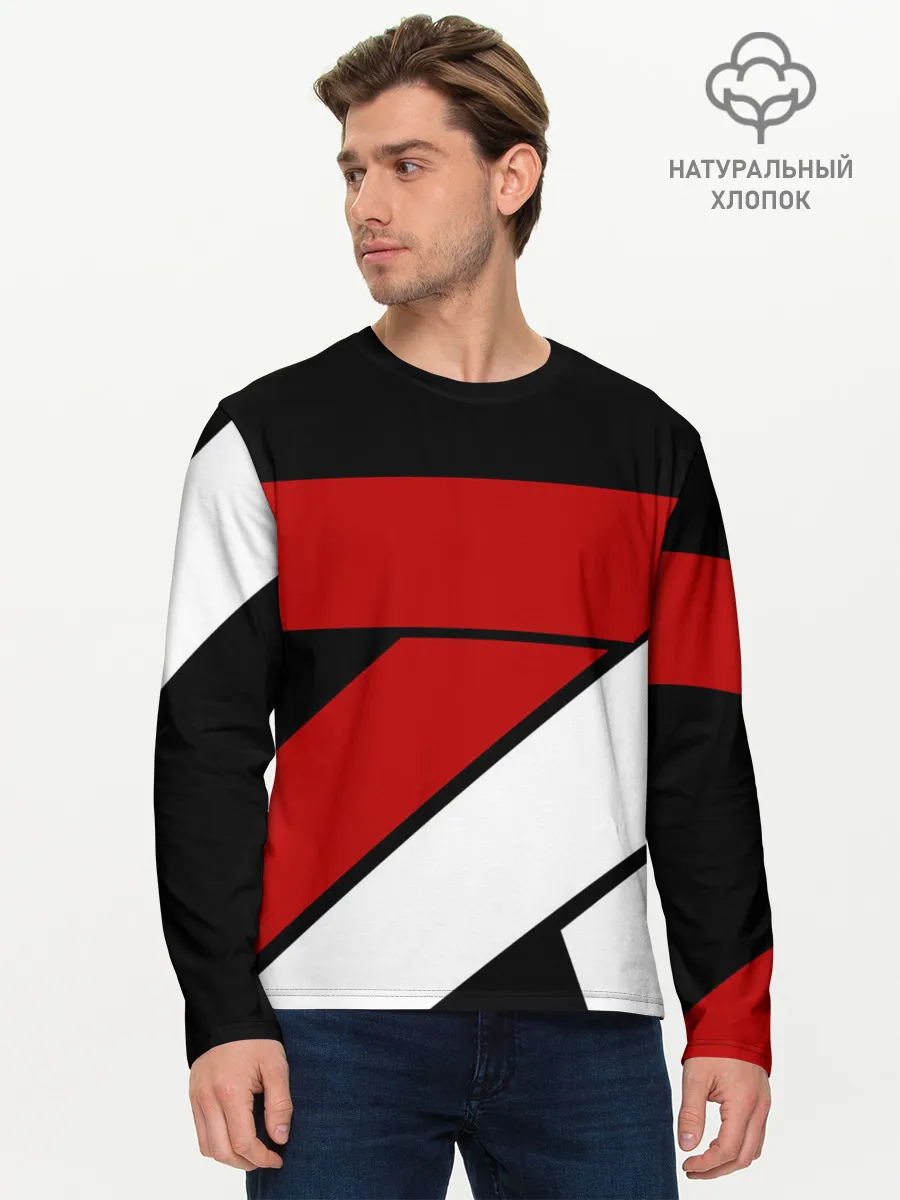 Мужской лонгслив базовый / GEOMETRY SPORT