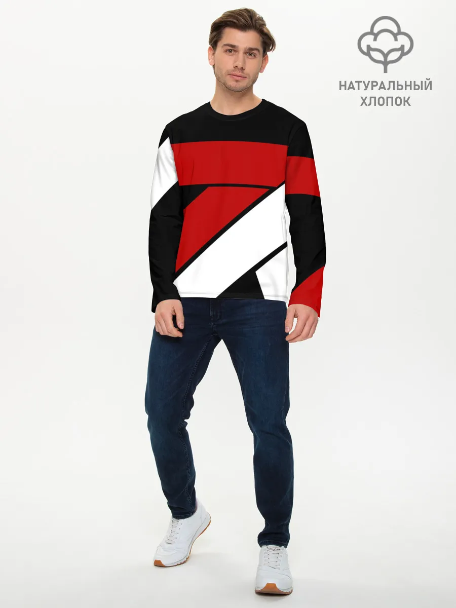 Мужской лонгслив базовый / GEOMETRY SPORT