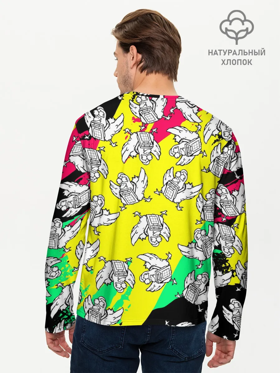 Мужской лонгслив базовый / CS GO CHICKEN