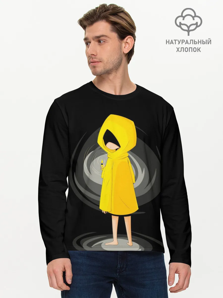 Мужской лонгслив базовый / Little Nightmares с Зажигалкой