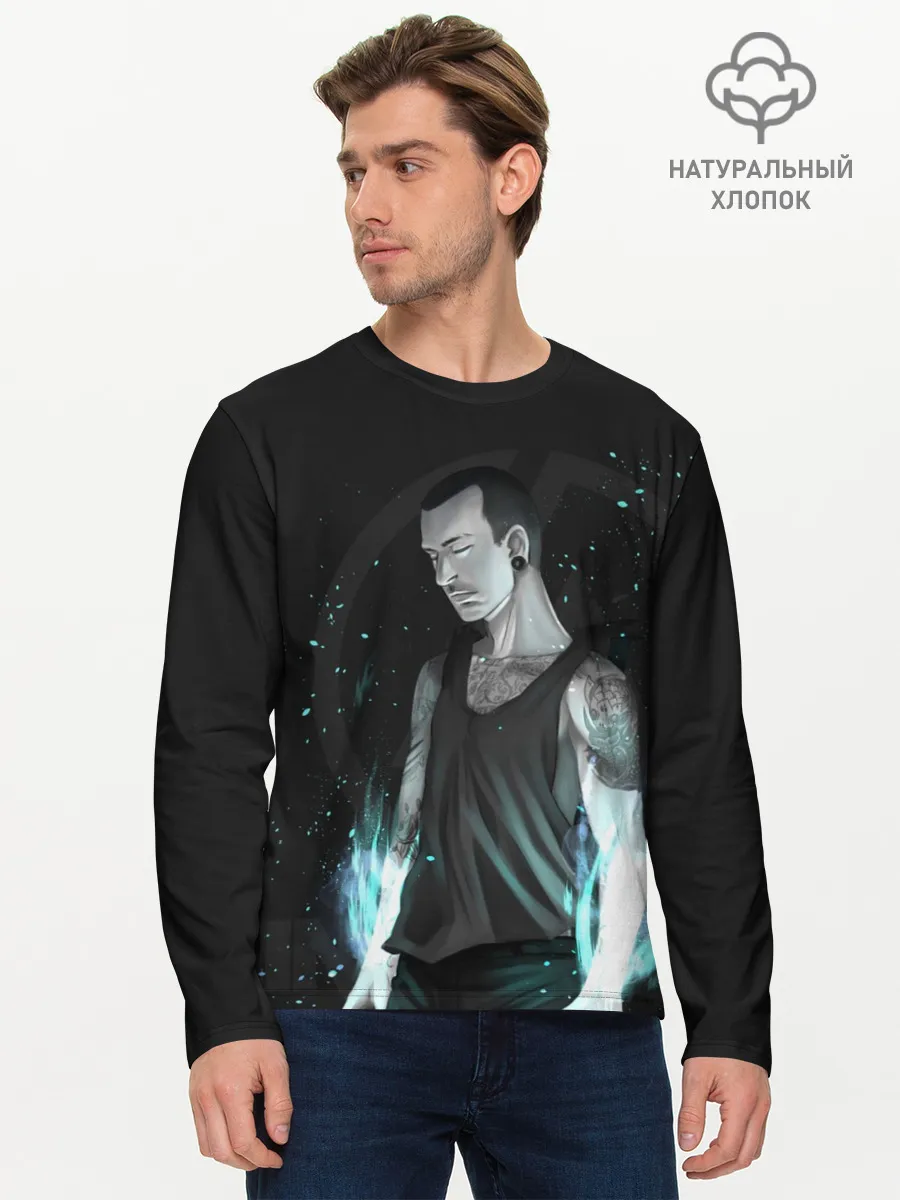 Мужской лонгслив базовый / Честер Линкин Парк
