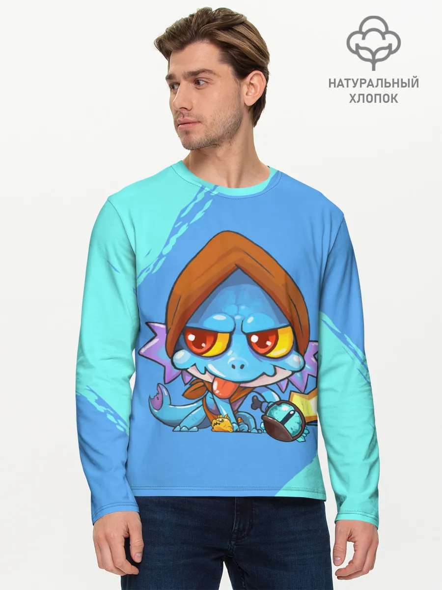 Мужской лонгслив базовый / Сларк | Dota 2