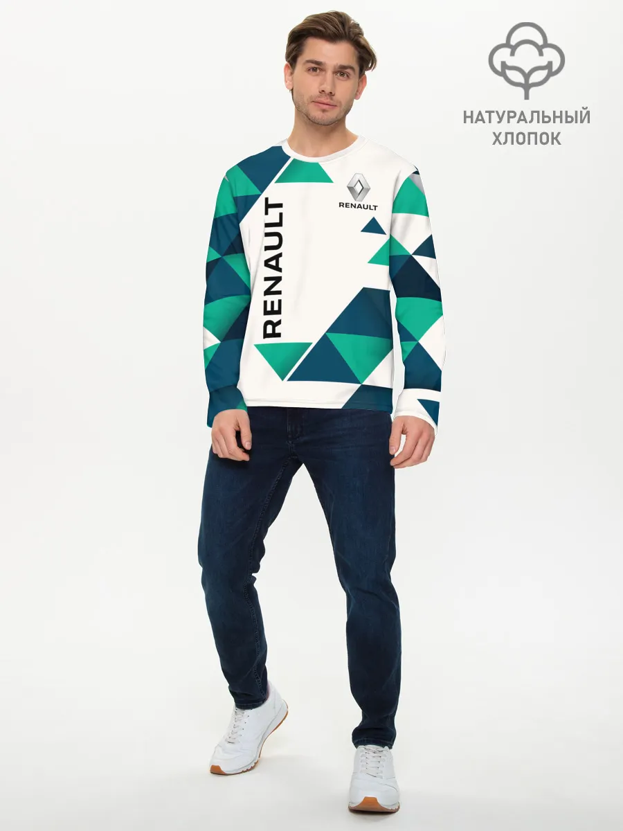 Мужской лонгслив базовый / Renault
