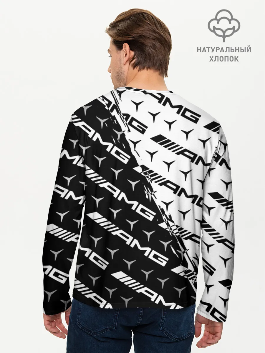 Мужской лонгслив базовый / MERCEDES BENZ AMG