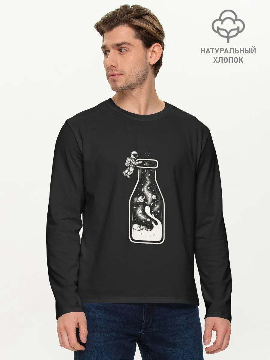 Мужской лонгслив базовый / Milky Way